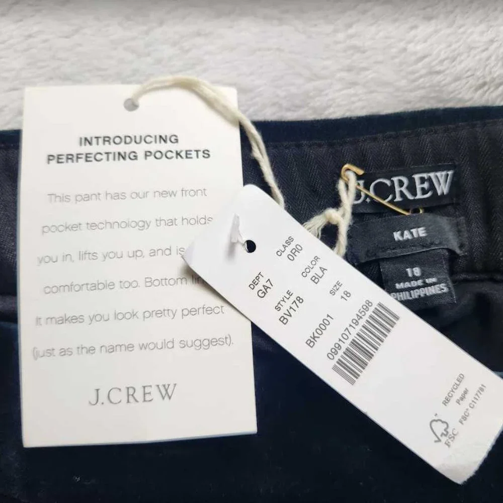 J. Crew Midnight Blue Straight Leg Pants - Picture 6 of 11